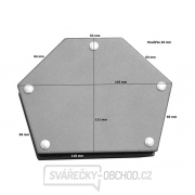 Magnet úhlový 6-hranný, nosnost do 33kg Náhled