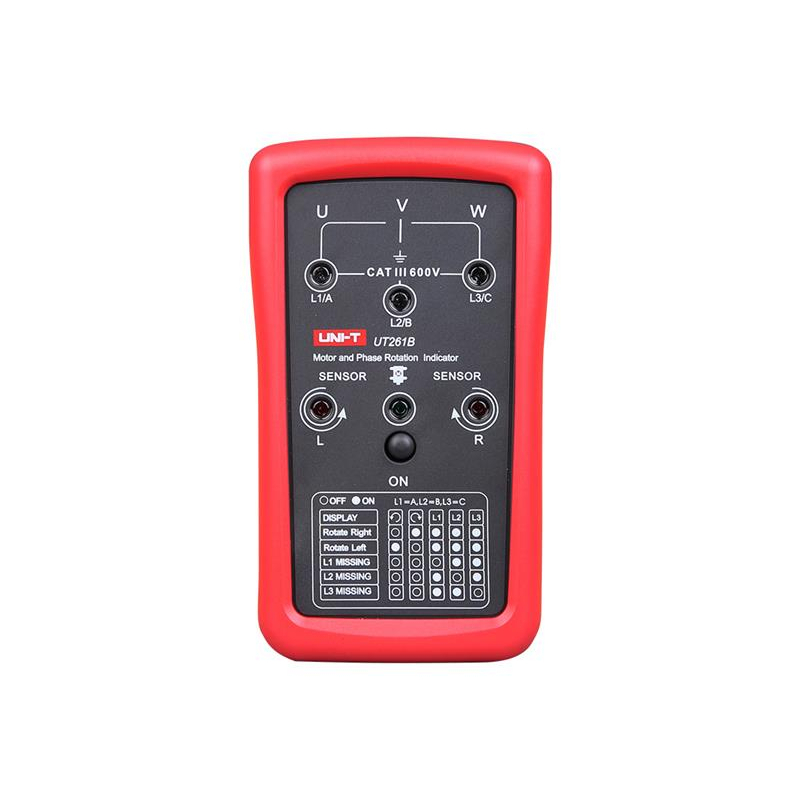 Levně Tester rotace fází a indikátor otáček motoru UNI-T UT261B 07750132