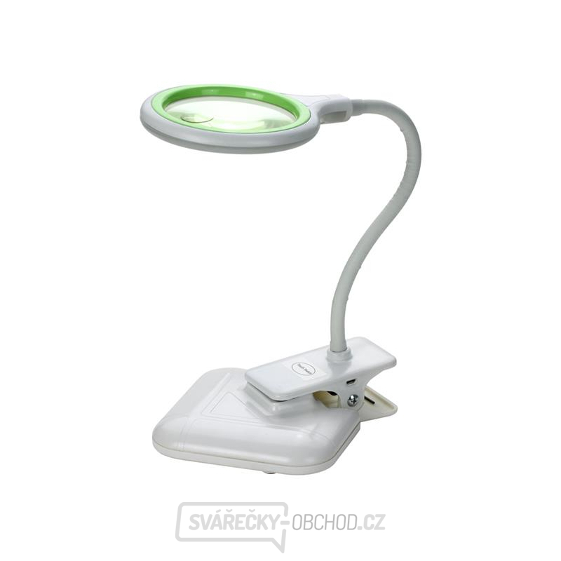 Lupa stolní kulatá  malá 3+12diop. LED(36x) USB 5V, 2W