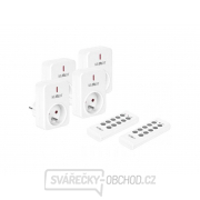 Dálkově ovládané bezdrátové zásuvky  4+2 kanál.dálkový ovladač Dálkově ovládané bezdrátové zásuvky  4+2 kanál.dálkový ovladač gallery main image