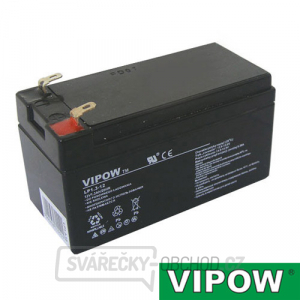 Baterie olověná 12V 1.3Ah VIPOW