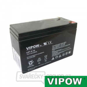 Baterie olověná 12V 7.5Ah VIPOW