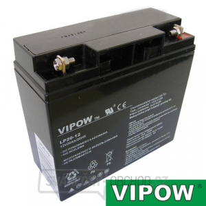 Baterie olověná 12V 20Ah VIPOW