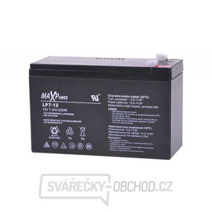 Baterie olověná 12V 7.5Ah REBEL Baterie olověná 12V 7.5Ah REBEL gallery main image