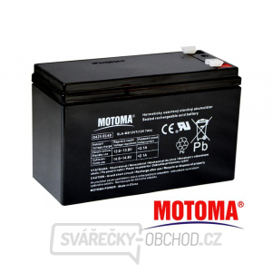Baterie olověná 12V 7.0Ah MOTOMA (konektor 4,75 mm) gallery main image