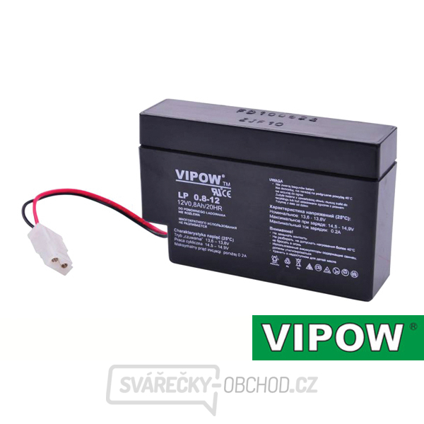 Baterie olověná 12V 0.8Ah VIPOW