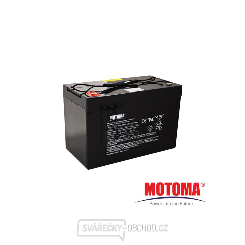 Baterie olověná 12V 100Ah MOTOMA pro soláry