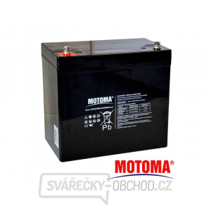 Baterie olověná 12V 55Ah MOTOMA pro elektromotory gallery main image