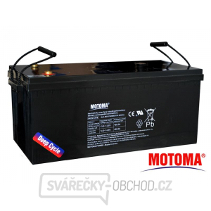 Baterie olověná 12V 200Ah MOTOMA pro soláry