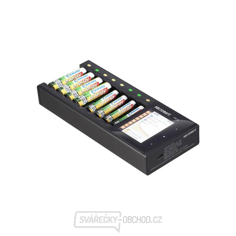 Nabíječka akumulátorů VOLTCRAFT IPC-8 NiMH, NiCd, NiZn, Li-Ion, LiHV , LiFePO , AA, AAA, 14500, 1044