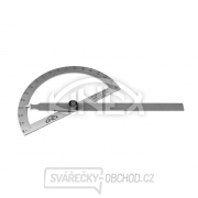 Úhloměr obloukový KINEX, NEREZ, 0-180°, 315x650 mm gallery main image