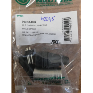 Konektor XLR 5 kol. vidlice pro RS svářečky KUHTREIBER Konektor XLR 5 kol. vidlice pro RS svářečky KUHTREIBER