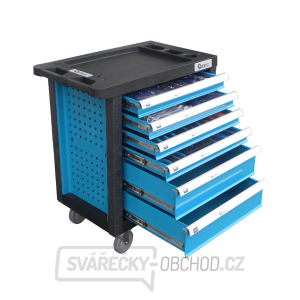 Dílenský montážní vozík, vybavený 245 ks, 6 zásuvek - GEKO G10831 Dílenský montážní vozík, vybavený 245 ks, 6 zásuvek - GEKO G10831 gallery main image