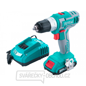 Vrtací šroubovák aku, 20V Li-ion, 2000mAh gallery main image
