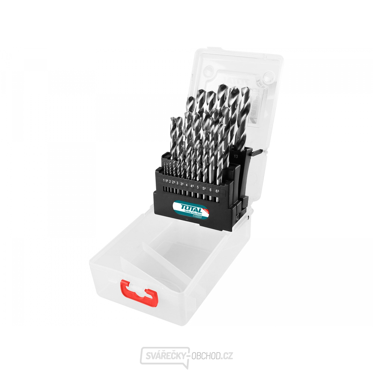 Vrtáky do kovu, sada 25ks, 1-13mm/0,5mm, HSS industrial