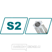 L-klíče TORX, sada 9ks, 10-50mm, prodloužené, CrV, industrial Náhled