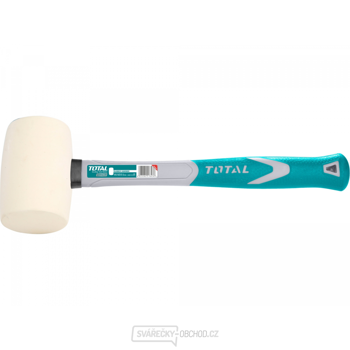 Palička pryžová bílá, 220g, industrial