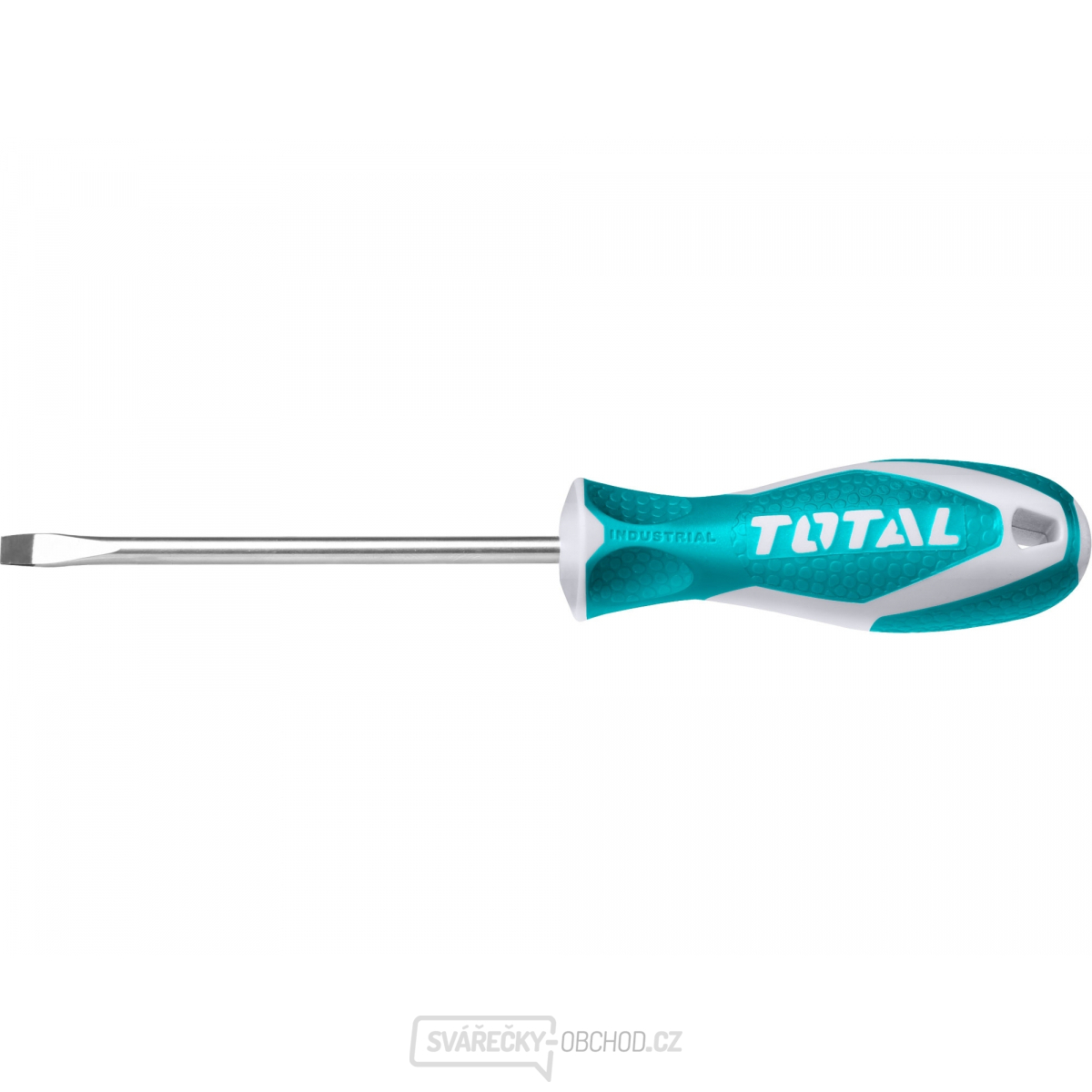 Šroubovák plochý, (-) 4x100mm, CrV, industrial, TOTAL
