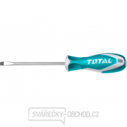 Šroubovák plochý, (-) 5x75mm, CrV, industrial, TOTAL gallery main image