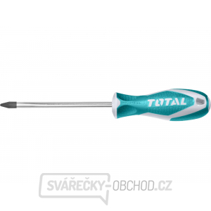 Šroubovák křížový, PH3 8x150mm, CrV, industrial, TOTAL Šroubovák křížový, PH3 8x150mm, CrV, industrial, TOTAL gallery main image