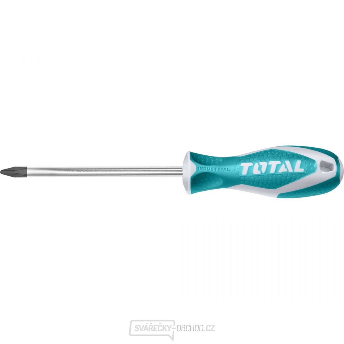 Šroubovák křížový, PH1 5x75mm, CrV, industrial, TOTAL