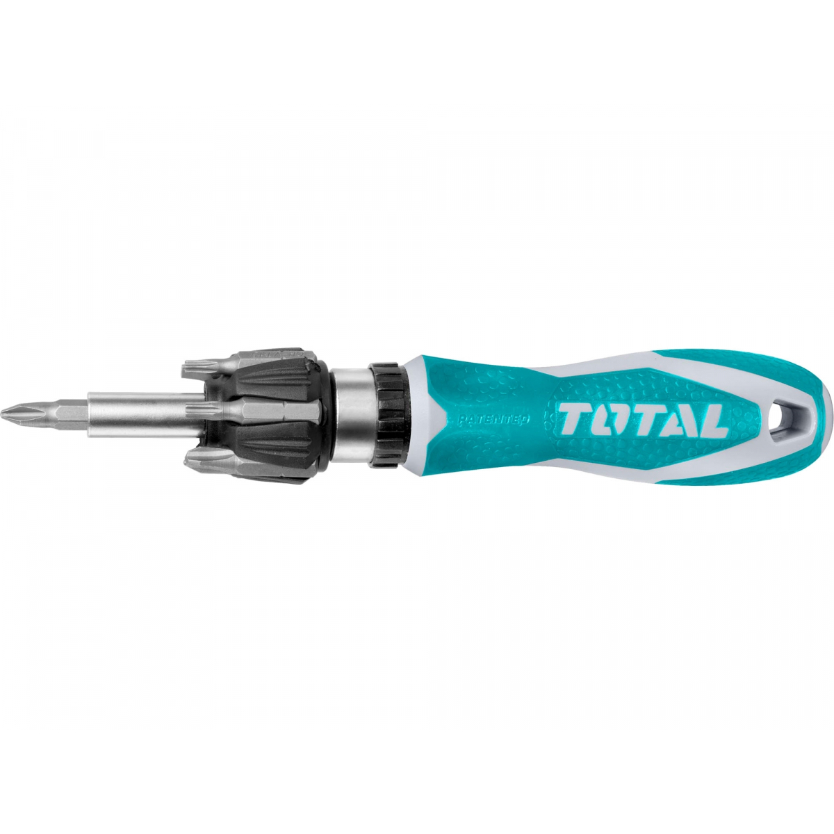 TOTAL Šroubovák řáčnový, 8 v 1, CrV, industrial TACSD30086