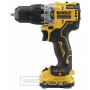 DCD706D2 DEWALT AKU BEZUHLÍKOVÁ PŘÍKLEPOVÁ VRTAČKA 12V 2,0AH LI-ION Náhled