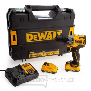 DCD706D2 DEWALT AKU BEZUHLÍKOVÁ PŘÍKLEPOVÁ VRTAČKA 12V 2,0AH LI-ION DCD706D2 DEWALT AKU BEZUHLÍKOVÁ PŘÍKLEPOVÁ VRTAČKA 12V 2,0AH LI-ION gallery main image