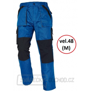  Montérkové kalhoty MAX, 100% bavlna - vel.48 (modro-černá) gallery main image