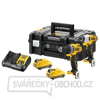 DCK2110L2T DeWALT Sada AKU šroubovák + rázový utahovák