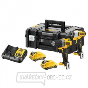 DCK2110L2T DeWALT Sada AKU šroubovák + rázový utahovák DCK2110L2T DeWALT Sada AKU šroubovák + rázový utahovák gallery main image