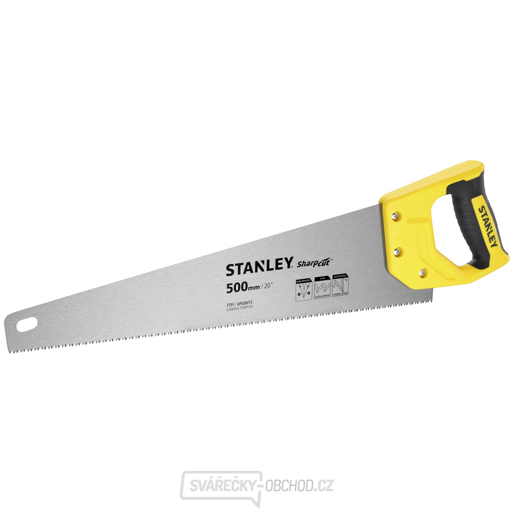 PILA NA DŘEVO OPP 7TPI X 500MM STANLEY STHT20367-1