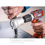 Nástavec na vrtačku k stříhání plechu, oboustranný náhled