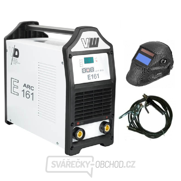 VECTOR DIGITAL E161 ARC + Svařovací kabely + Kukla