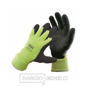 Zateplené rukavice PALAWAN WINTER, nylon s latexem, vel. 9 žlutá-černá gallery main image