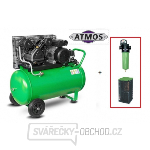 Kompresor Atmos Perfect line 3/200X + SF Průmyslový filtr (F02) + Kondenzační sušička (AHD31)