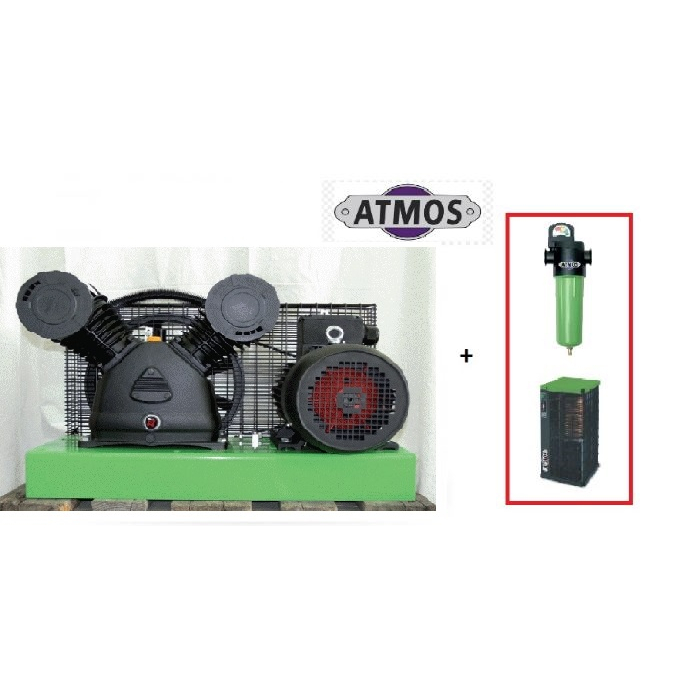 Kompresor Atmos Perfect 3 PFT + SF Průmyslový filtr (F02) + Kondenzační sušička (AHD31)