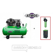 Kompresor Atmos Perfect 3/270 + SF Průmyslový filtr (F02) + Kondenzační sušička (AHD31) gallery main image