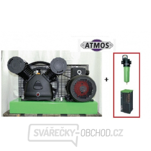 Kompresor Atmos Perfect 5,5 PFT+ SF průmyslový filtr (F03) + Kondenzační sušička (AHD61)