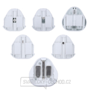 Solight cestovní adaptér, uzemněný, výměnné vidlice pro celý svět Náhled