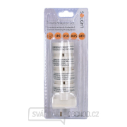 Solight cestovní adaptér, skládací, bílý Náhled