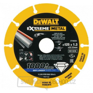 EXTREME METAL diamantový kotouč na řezání kovu 125x1,3x22mm