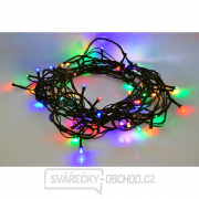Solight LED venkovní vánoční řetěz, 200 LED, 20m, přívod 5m,  8 funkcí, časovač, IP44, vícebarevný Náhled
