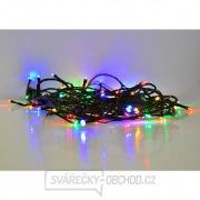 Solight LED venkovní vánoční řetěz, 200 LED, 20m, přívod 5m,  8 funkcí, časovač, IP44, vícebarevný Náhled