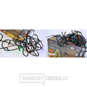 Solight LED venkovní vánoční řetěz, 200 LED, 20m, přívod 5m,  8 funkcí, časovač, IP44, vícebarevný Náhled