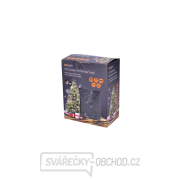 Solight LED venkovní vánoční řetěz, 200 LED, 20m, přívod 5m,  8 funkcí, časovač, IP44, vícebarevný náhled