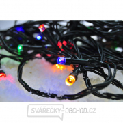 Solight LED venkovní vánoční řetěz, 200 LED, 20m, přívod 5m,  8 funkcí, časovač, IP44, vícebarevný gallery main image