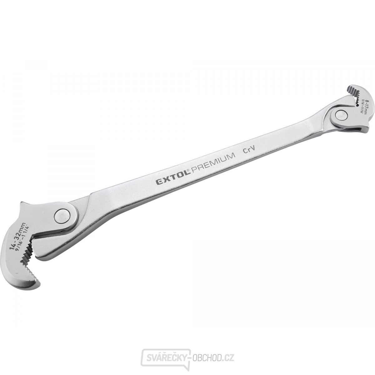 Klíč multifunkční samonastavitelný oboustranný, 8-17/14-32mm, CrV