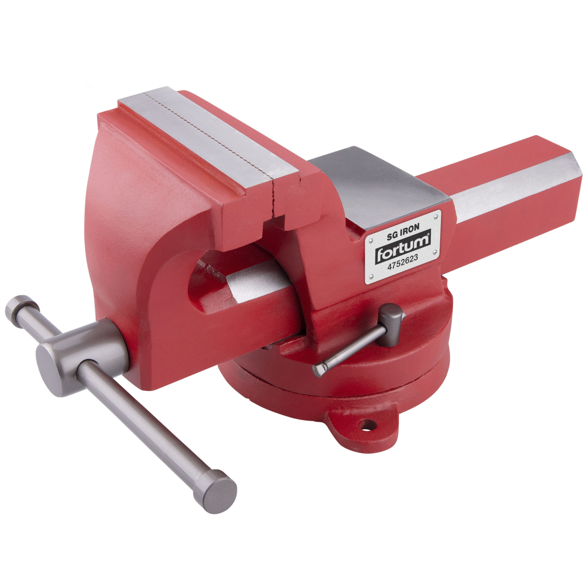 Svěrák otočný s kovadlinou, 125mm, SG Iron 4752623