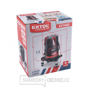 Laser červený liniový, křížový samonivelační náhled